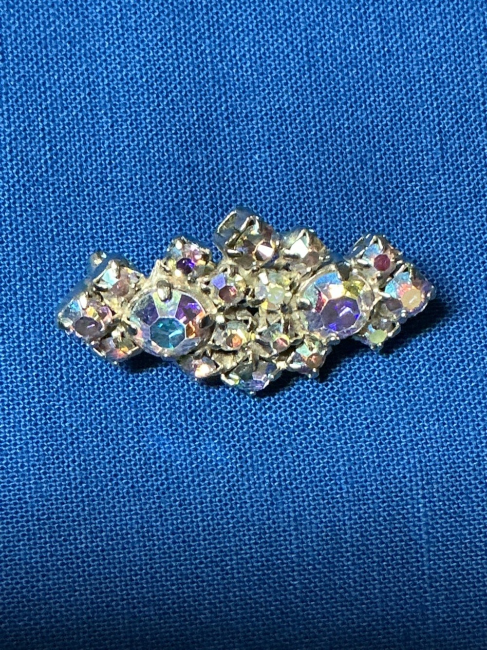 Vintage Aurora Borealis rhinestone pin